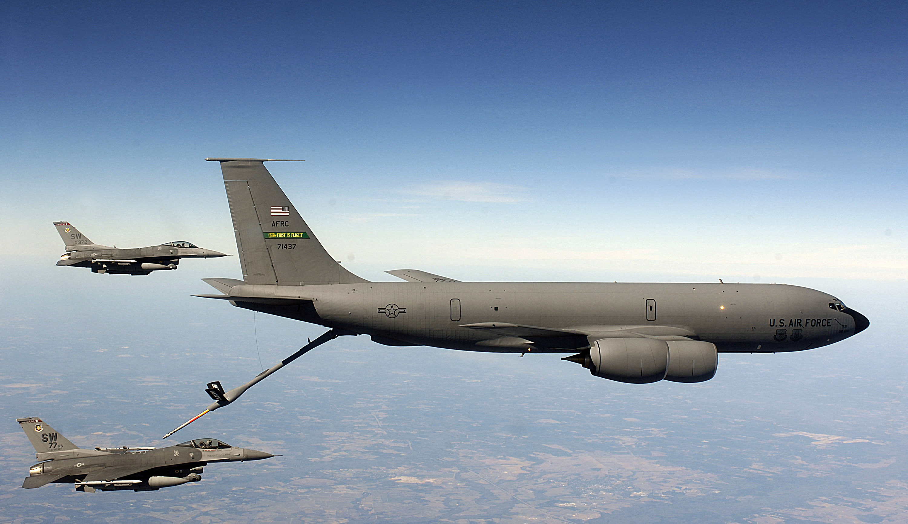 A photo of KC-135 Stratotanker